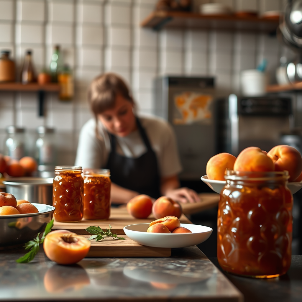Warning Signs - classic peach jam recipe