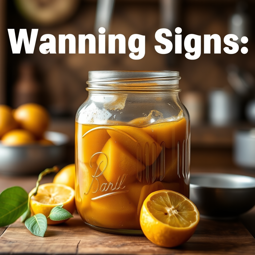 Warning Signs - quince fruit jam recipe