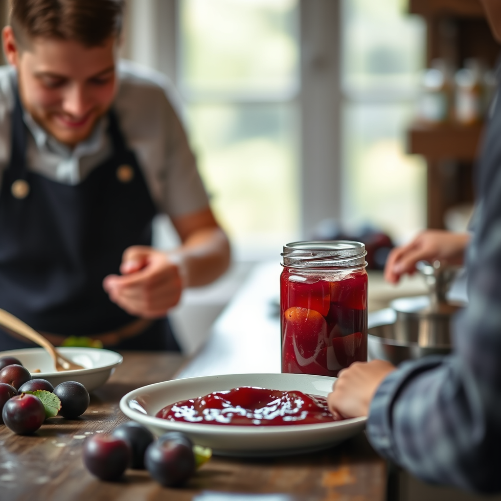 Warning Signs - easy plum jam recipe