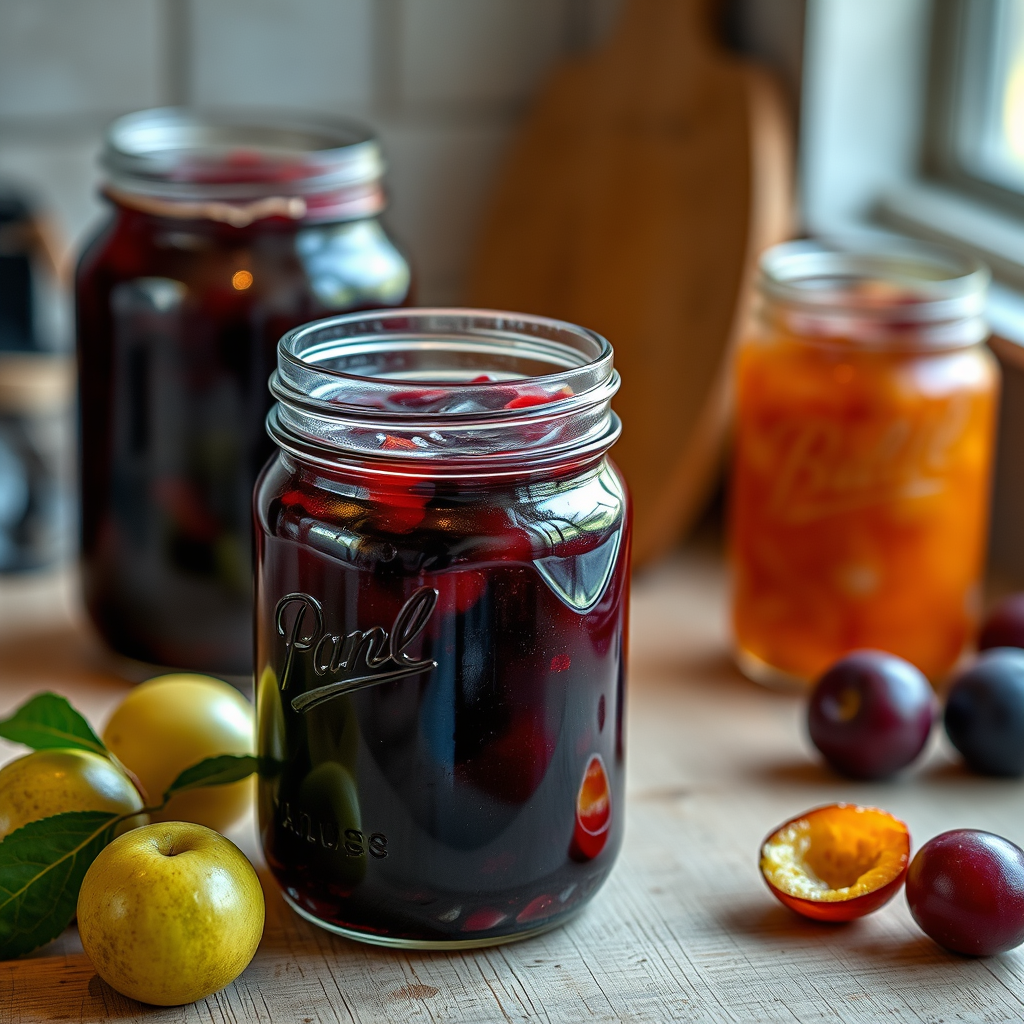Warning Signs - plum jam canning recipe
