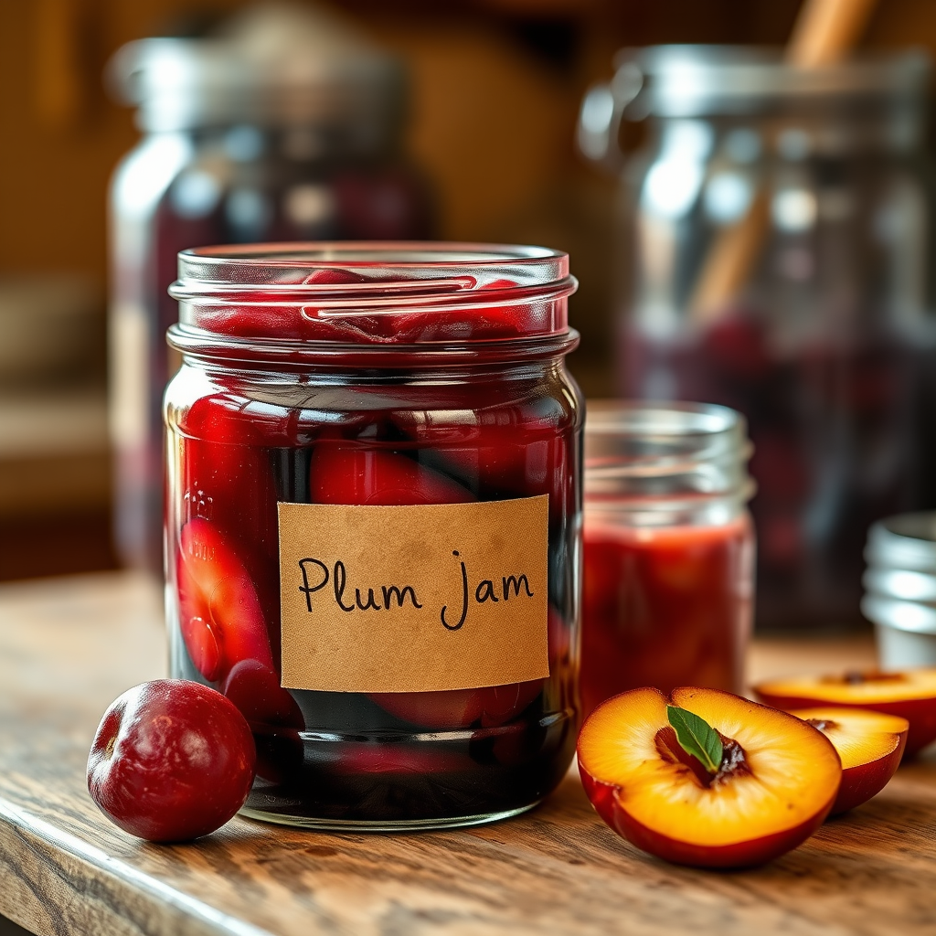 Warning Signs - plum jam recipe for canning