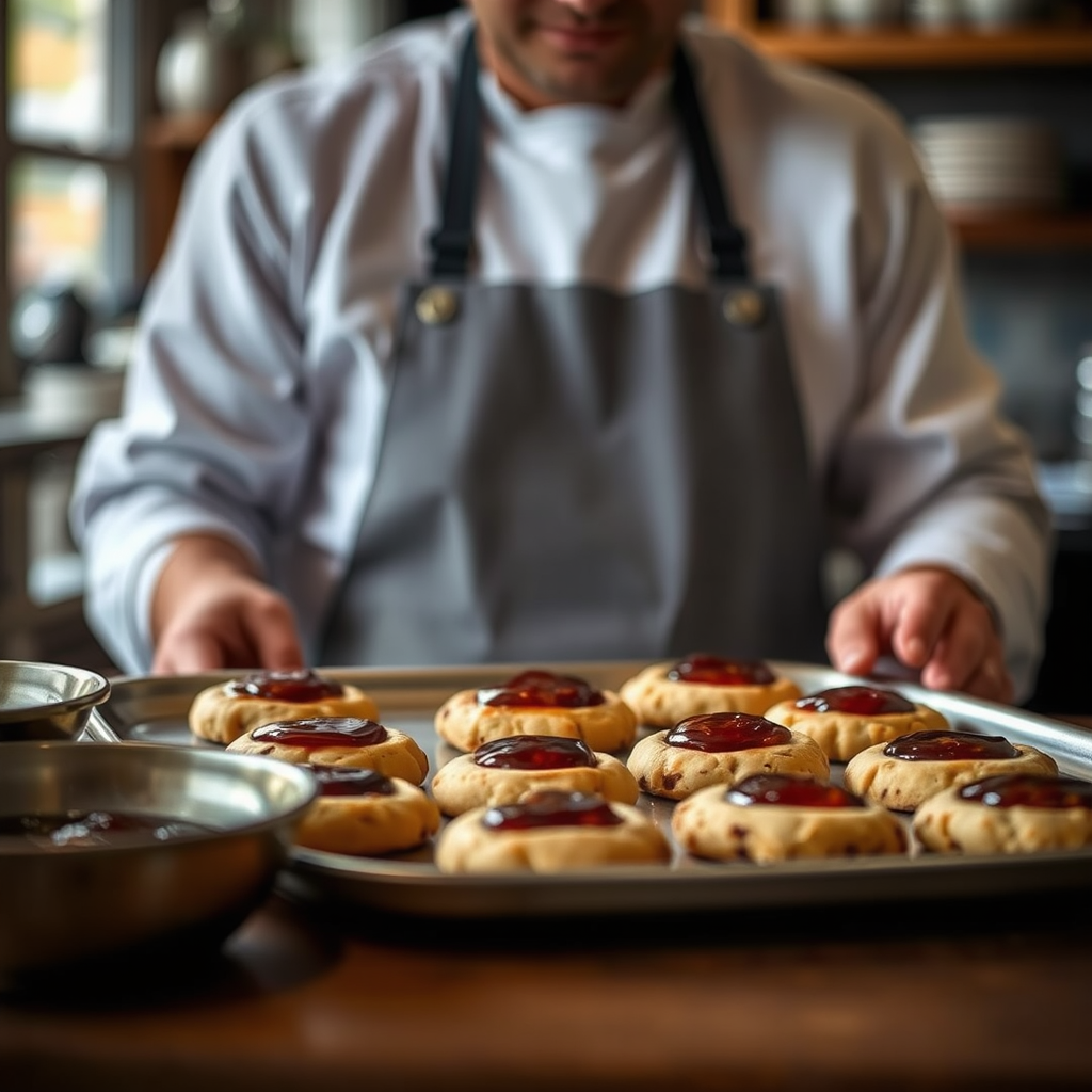 Warning Signs - recipe thumbprint jam cookies