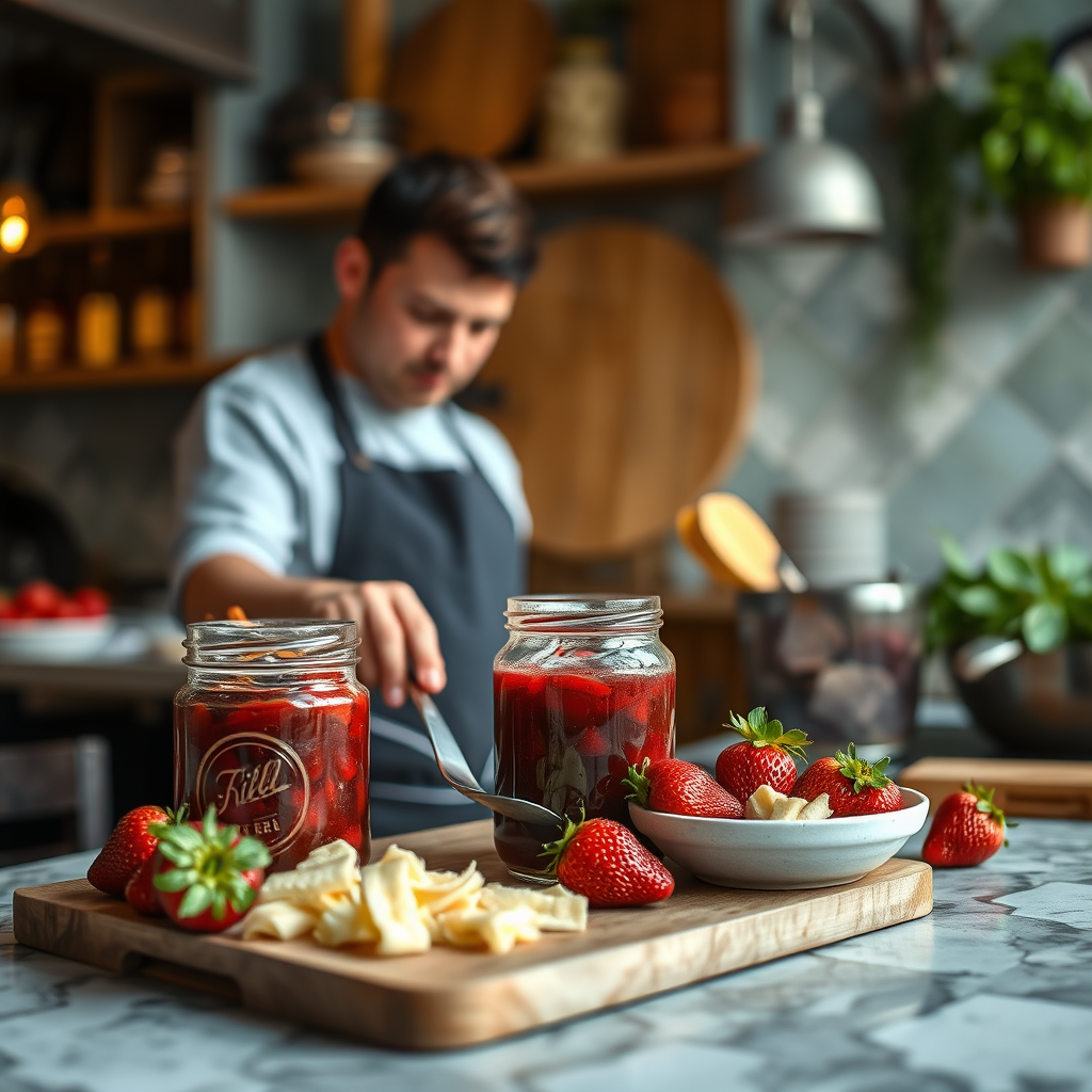 Warning Signs - reduced sugar strawberry jam recipe