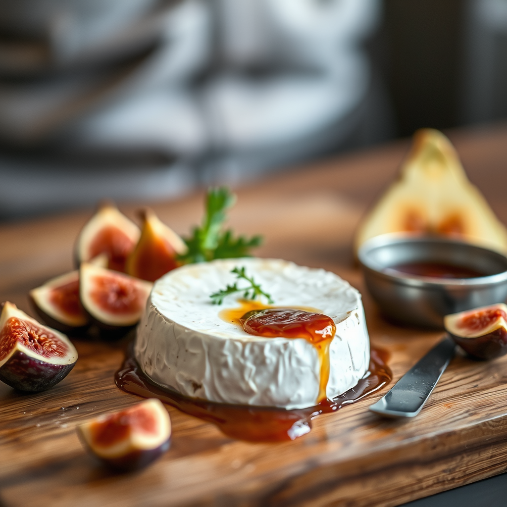 Warning Signs - baked brie with fig jam recipe
