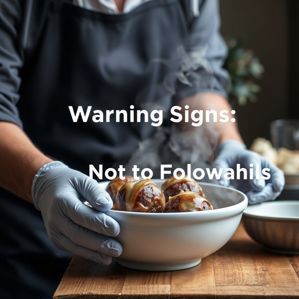 Warning Signs - grape jelly meatball recipe