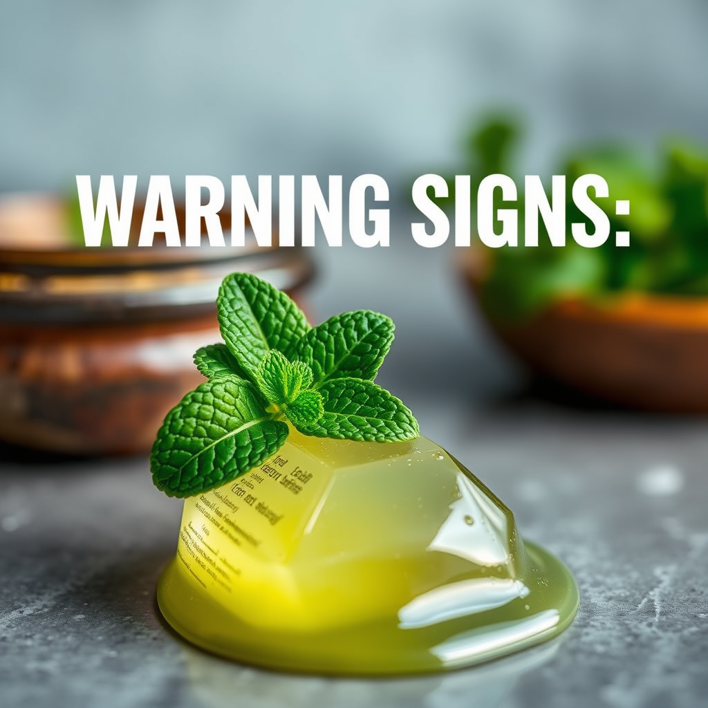 Warning Signs - mint jelly recipe