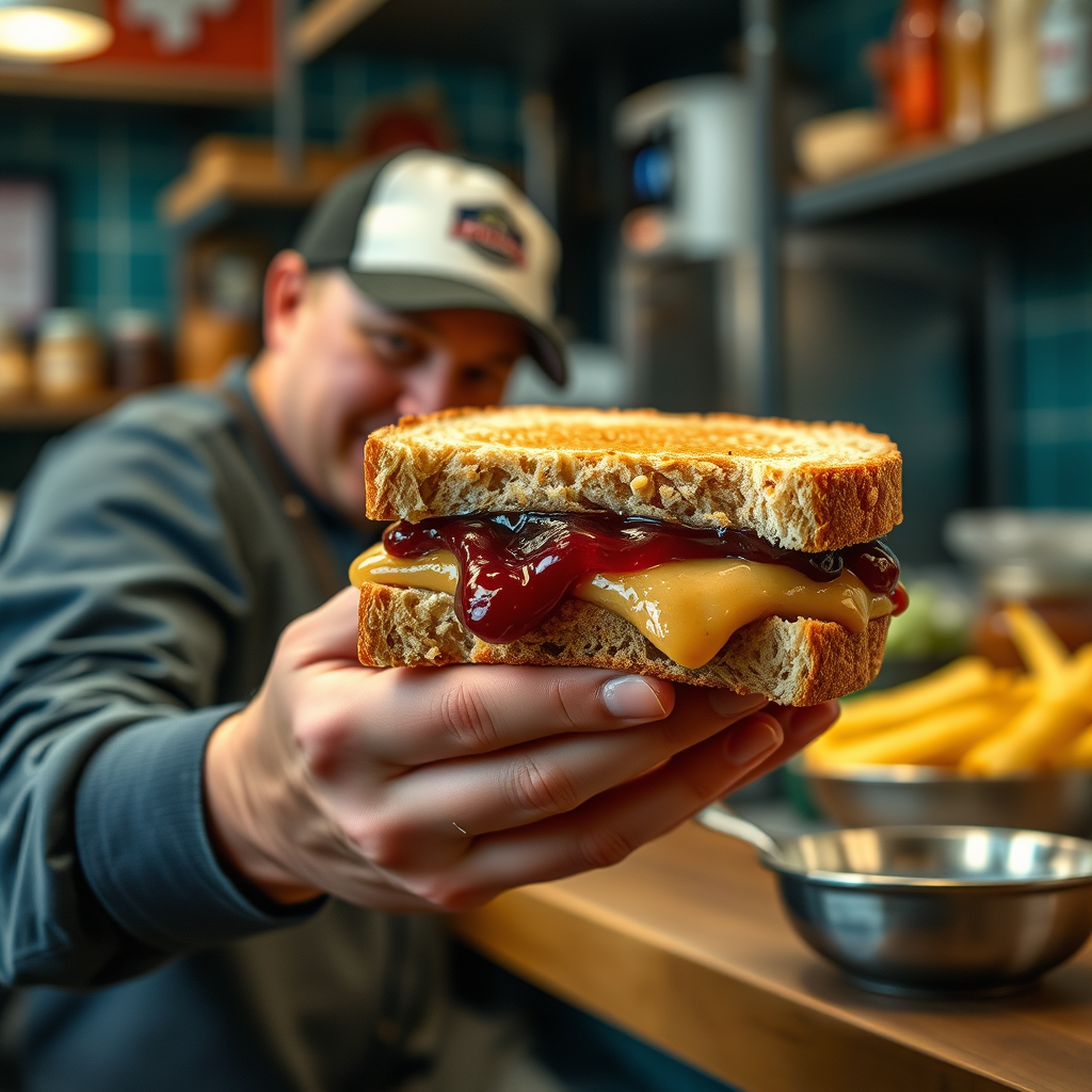 Warning Signs - peanut butter and jelly sandwich recipe