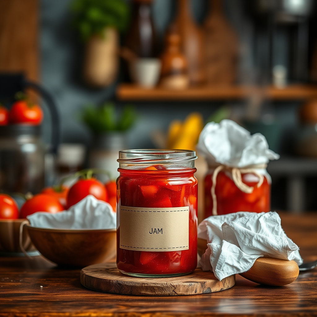 Warning Signs - recipe of tomato jam