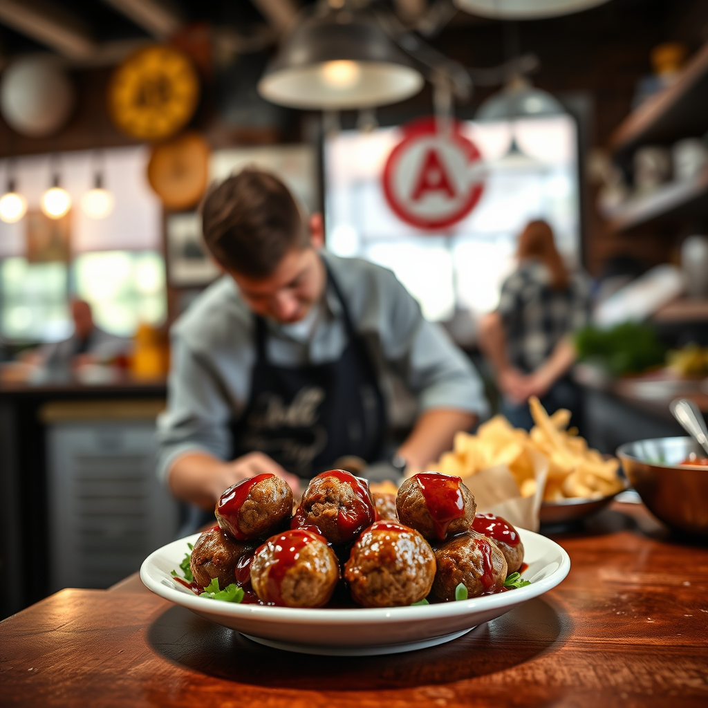 Warning Signs - meatball recipe with grape jelly and chili sauce