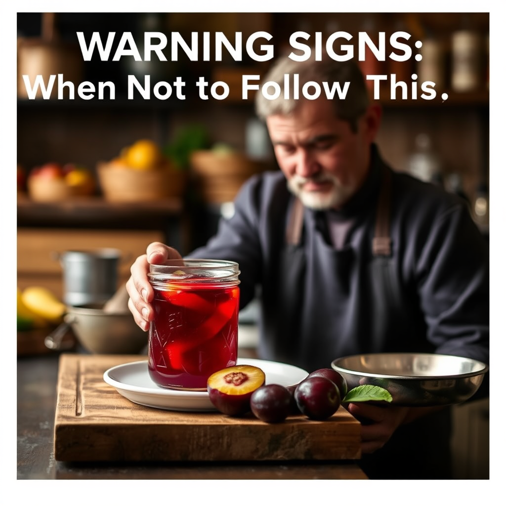 Warning Signs - plum jelly without pectin recipe