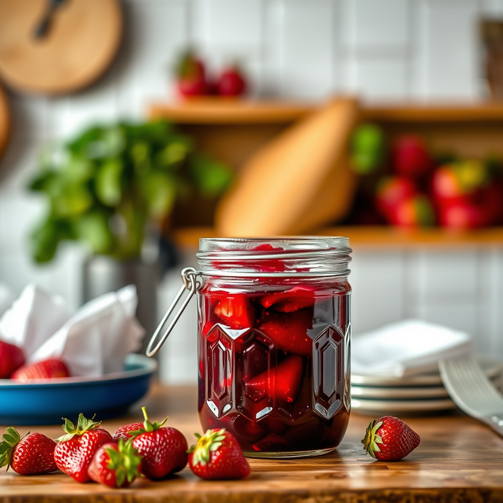 Warning Signs - strawberry jam canning recipe
