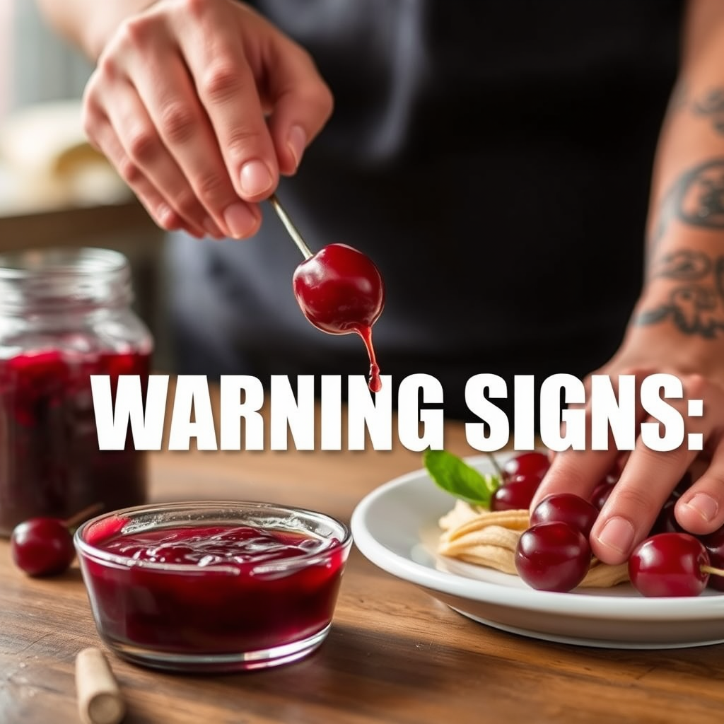Warning Signs - sour cherry jelly recipe