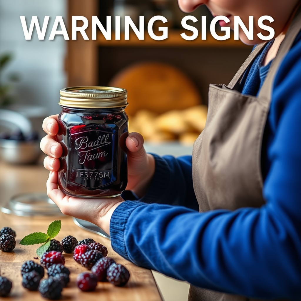 Warning Signs - blackberry jam recipe without pectin