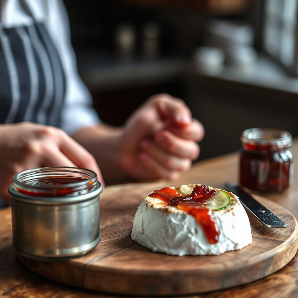 Warning Signs - baked brie recipe with jam