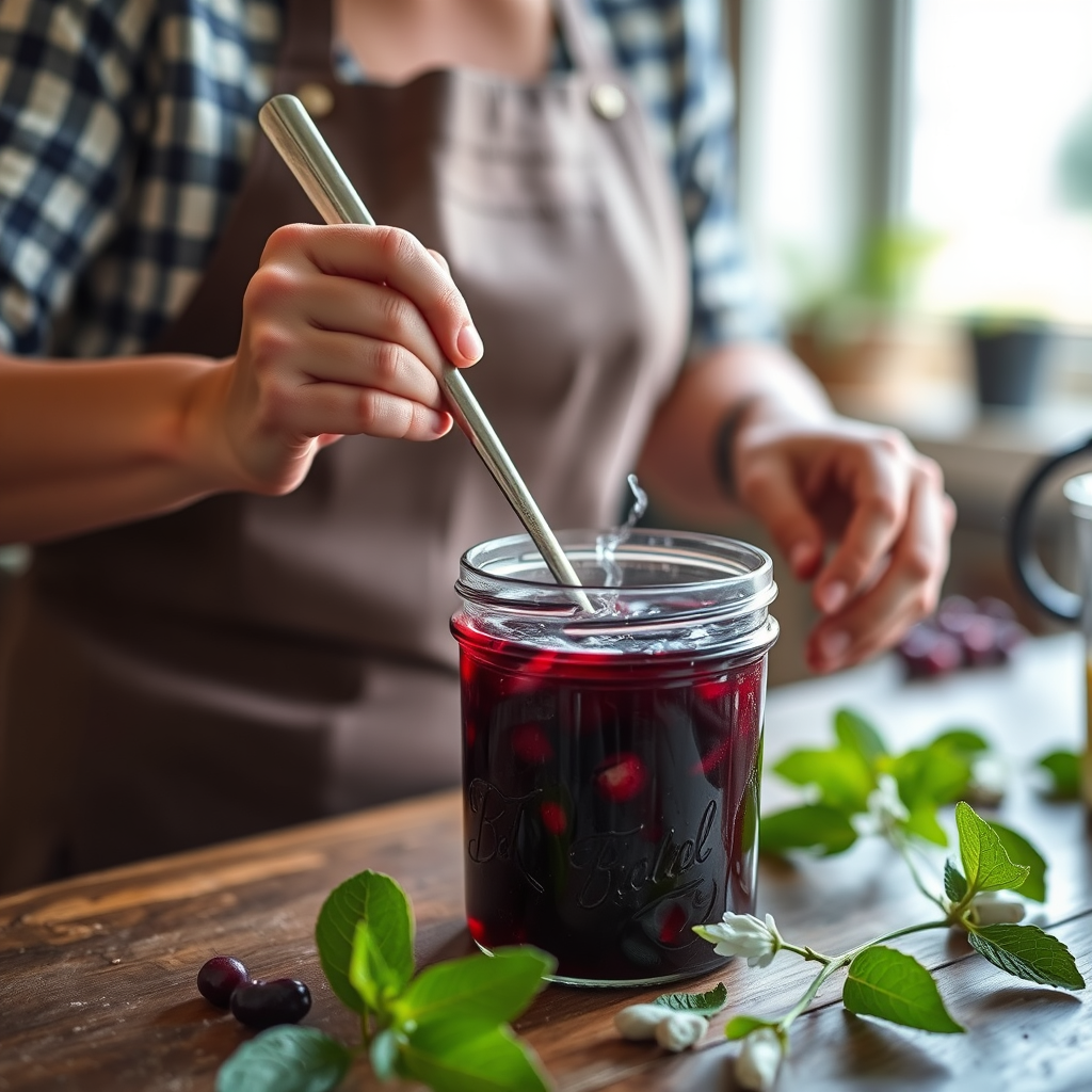 Warning Signs - elderflower berry jam recipe
