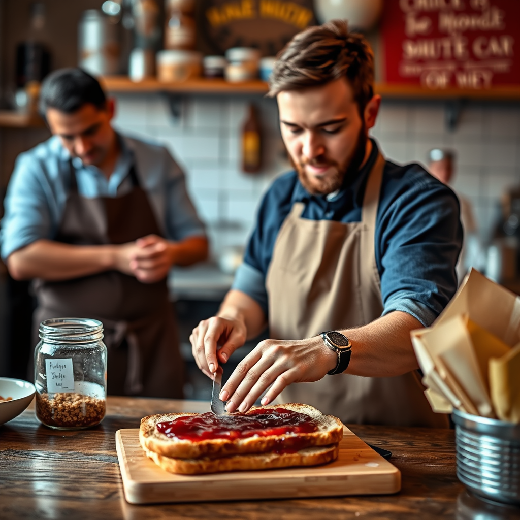 Warning Signs - peanut butter and jam sandwich recipe