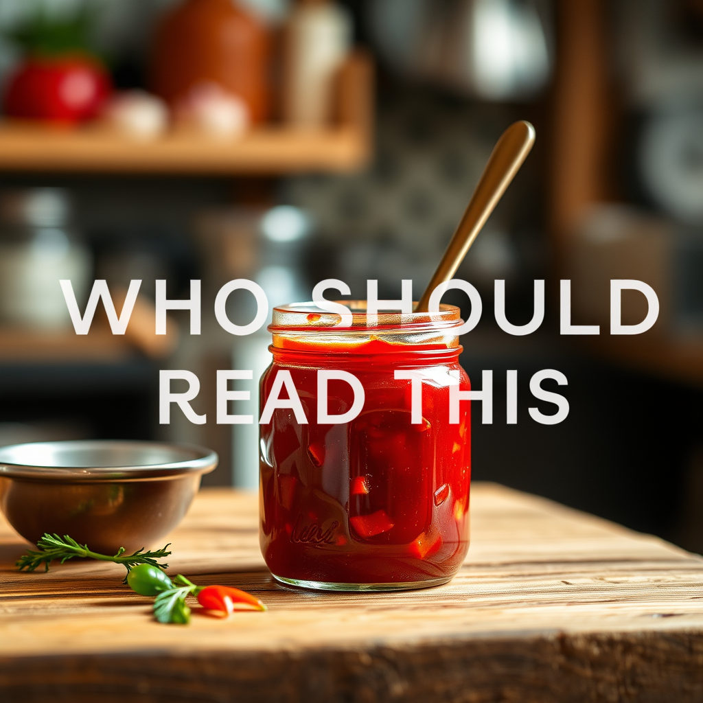 Who Should Read This - red pepper jam recipe