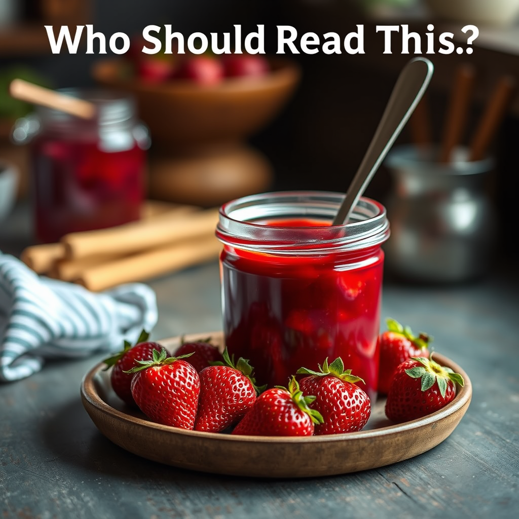 Who Should Read This - traditional strawberry jam recipe