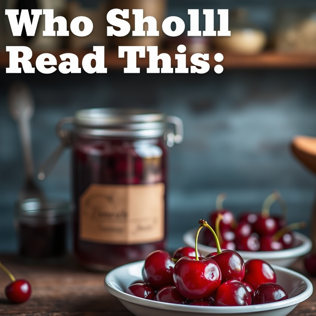 Who Should Read This - cherry jam recipes