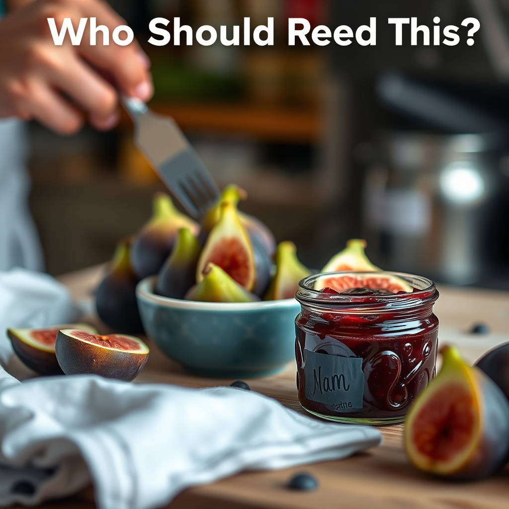 Who Should Read This - best fig jam recipe