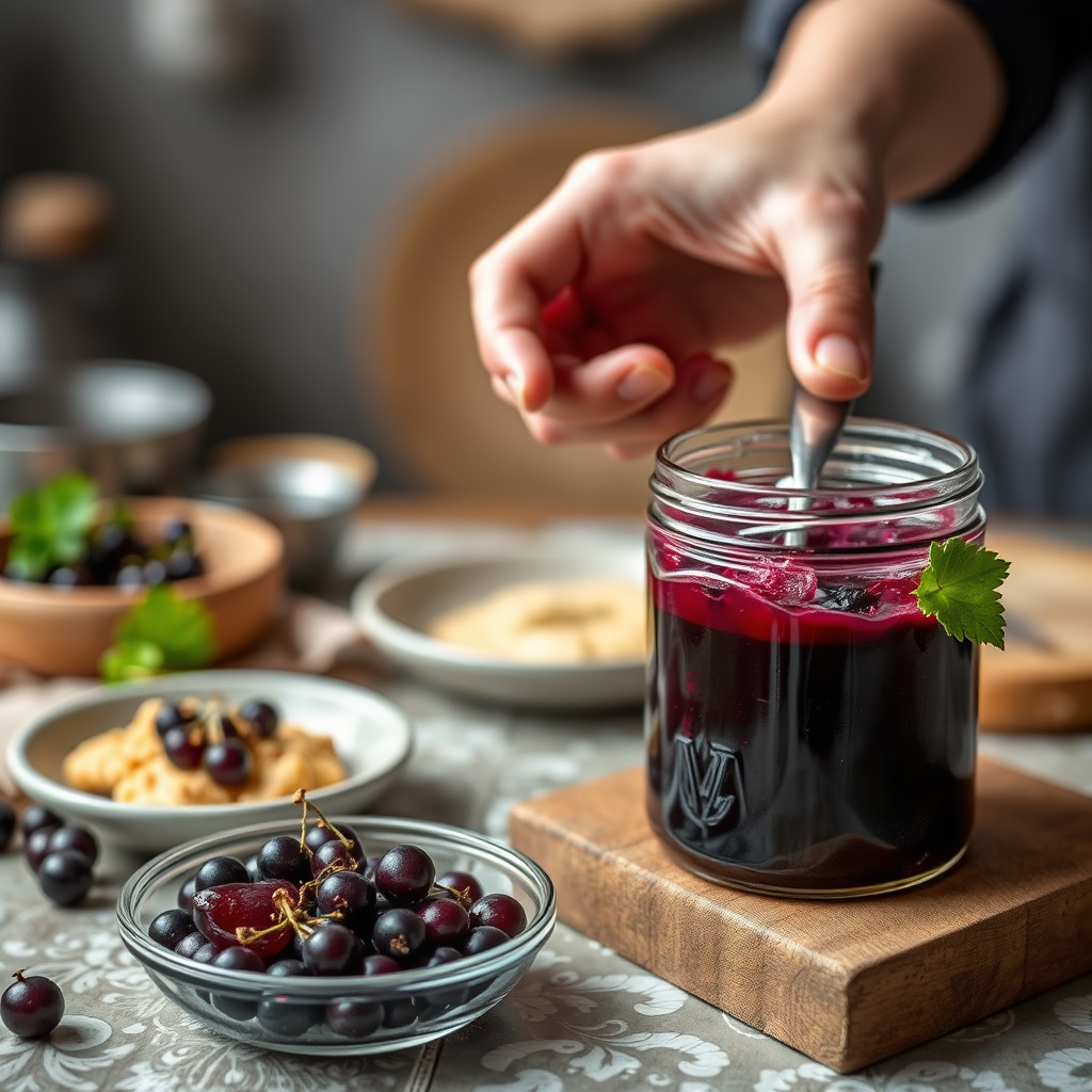 Who Should Read This - recipe for making blackcurrant jam