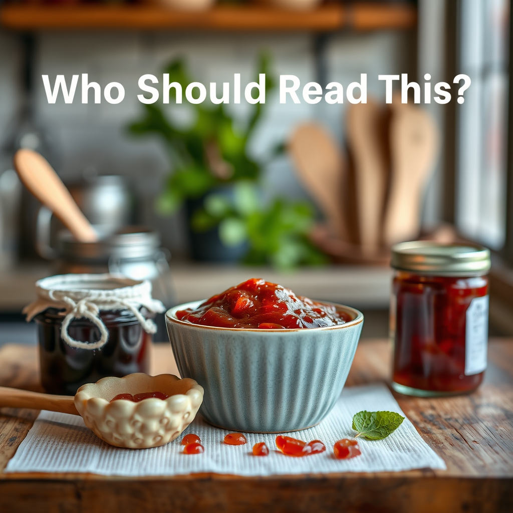 Who Should Read This - simple jam recipe