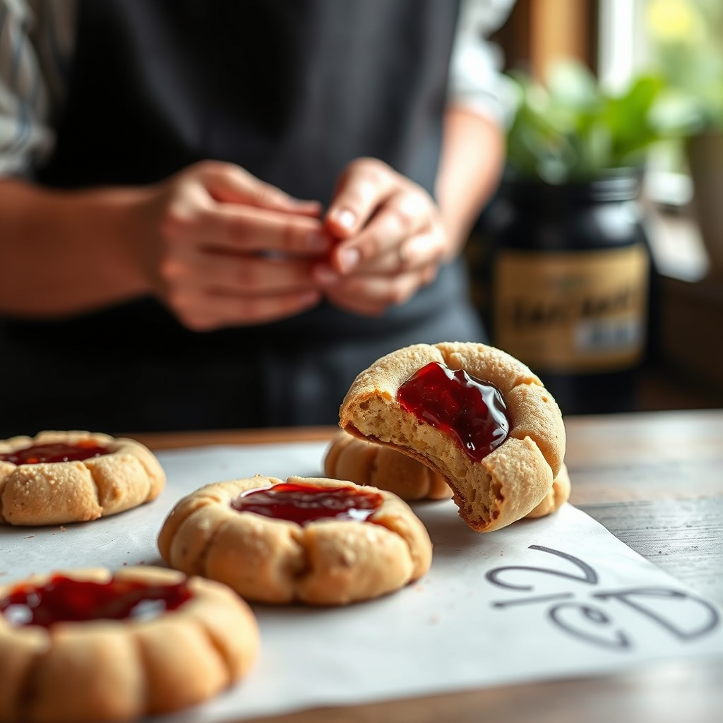 Who Should Read This - thumbprint cookies with jam recipe