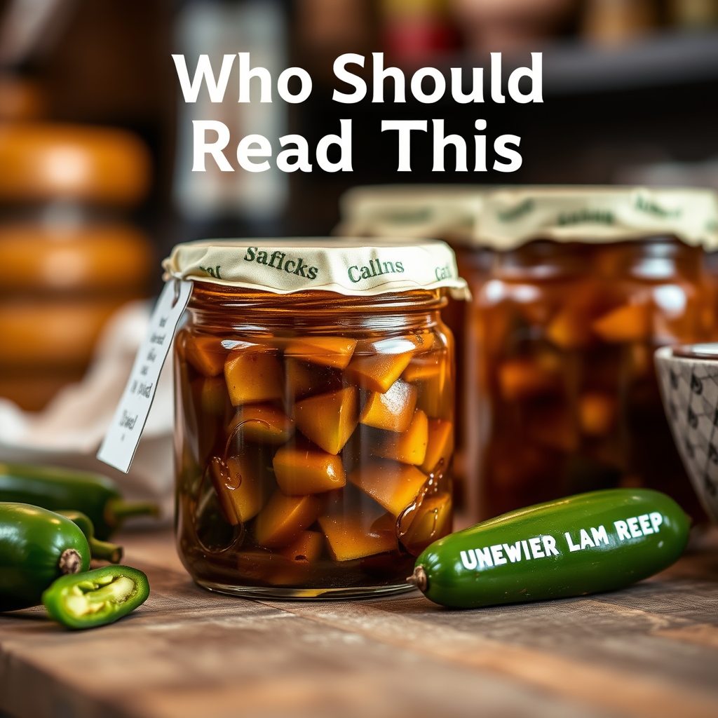 Who Should Read This - jalapeno jam recipe