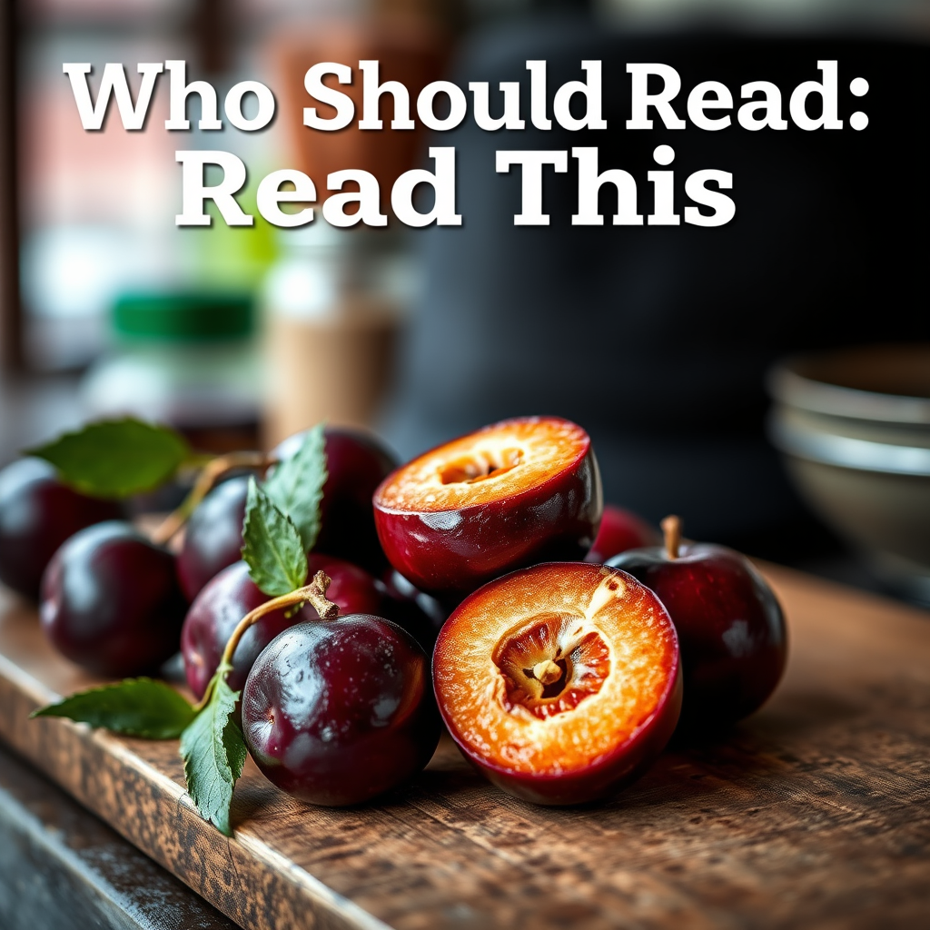 Who Should Read This - jam plum recipe