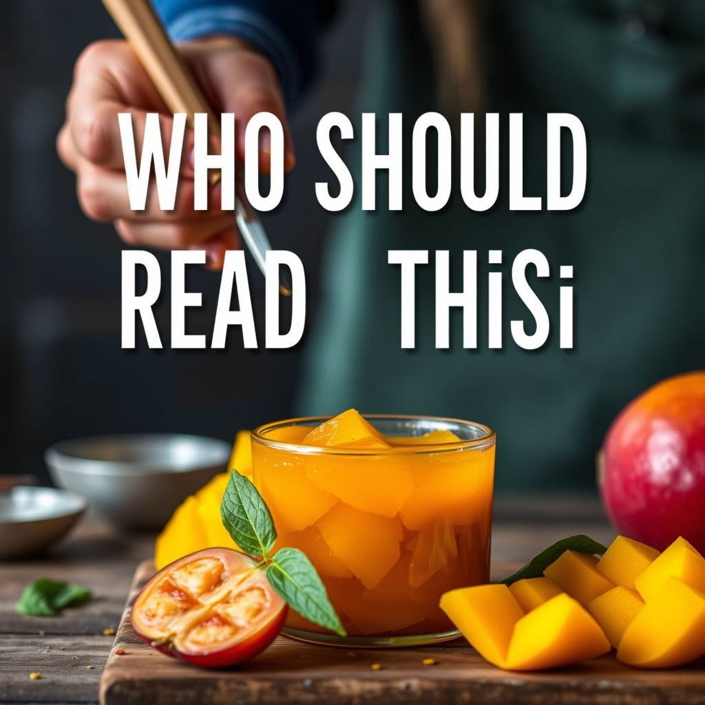 Who Should Read This - mango jam recipes