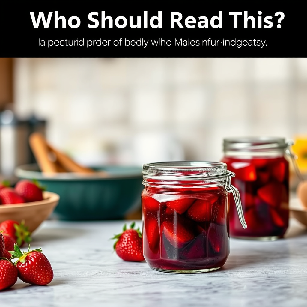 Who Should Read This - strawberry jam recipe with pectin