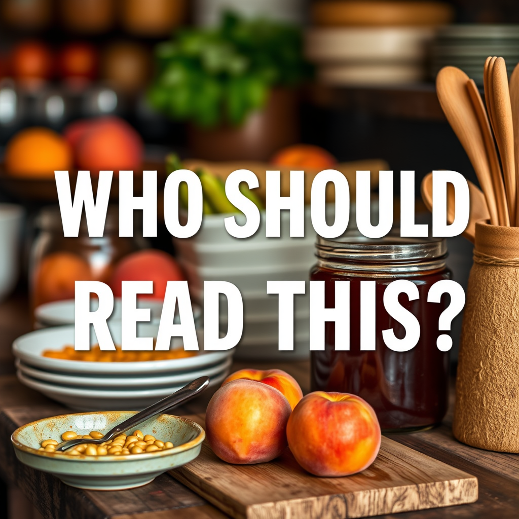 Who Should Read This - peach jam recipe