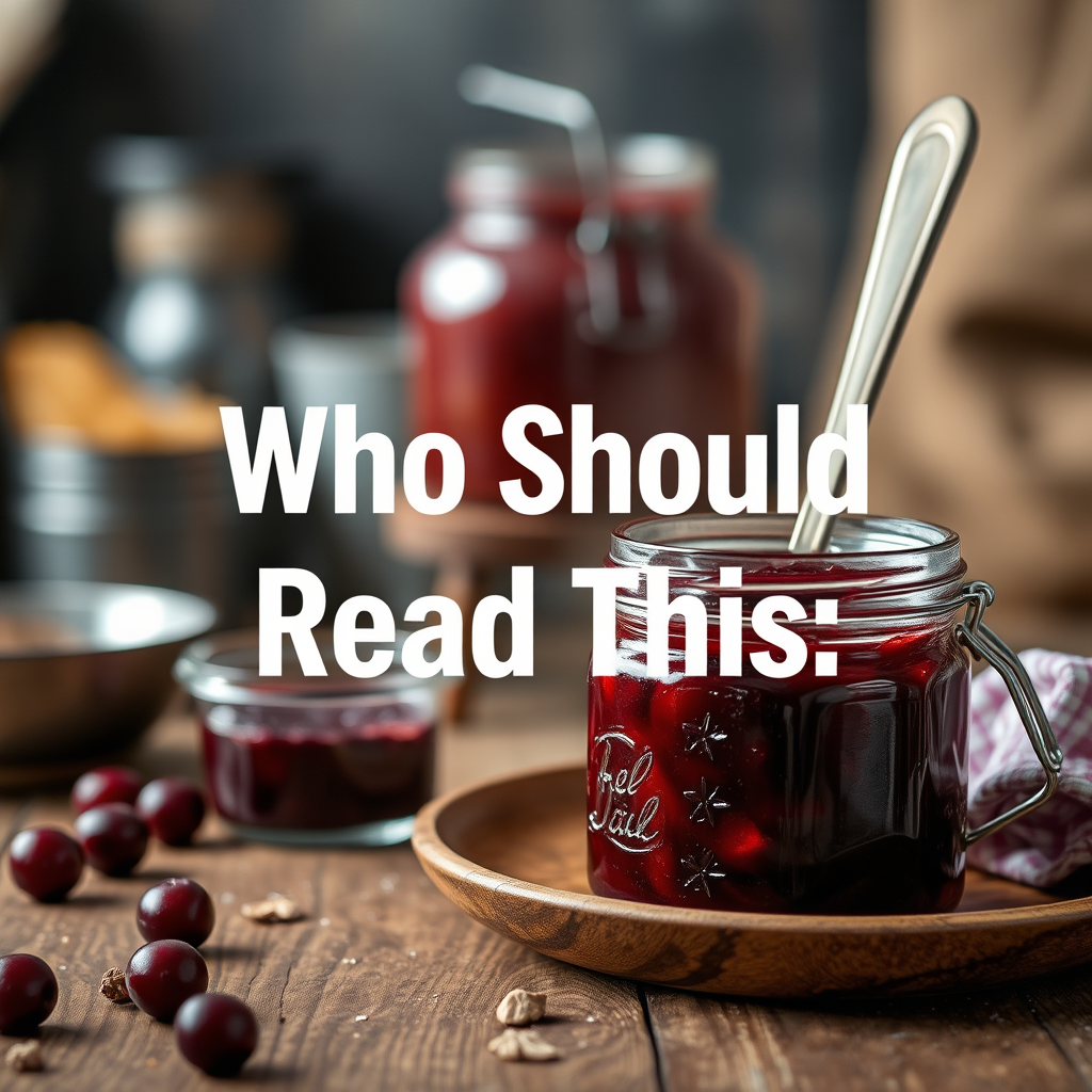 Who Should Read This - recipe chokecherry jam