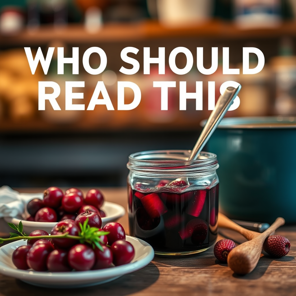 Who Should Read This - cranberry jam recipe