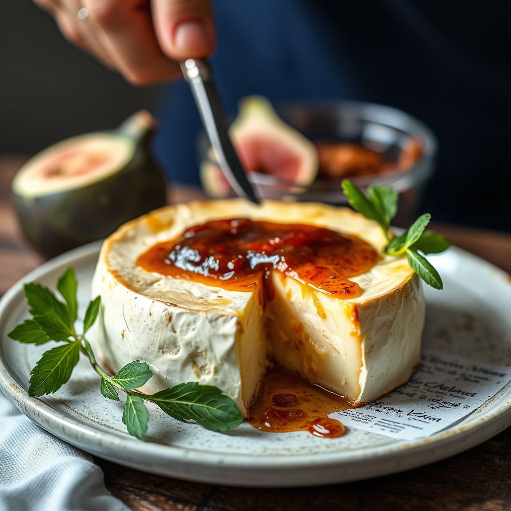 Who Should Read This - baked brie with fig jam recipe