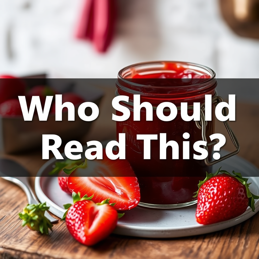 Who Should Read This - best strawberry rhubarb jam recipe