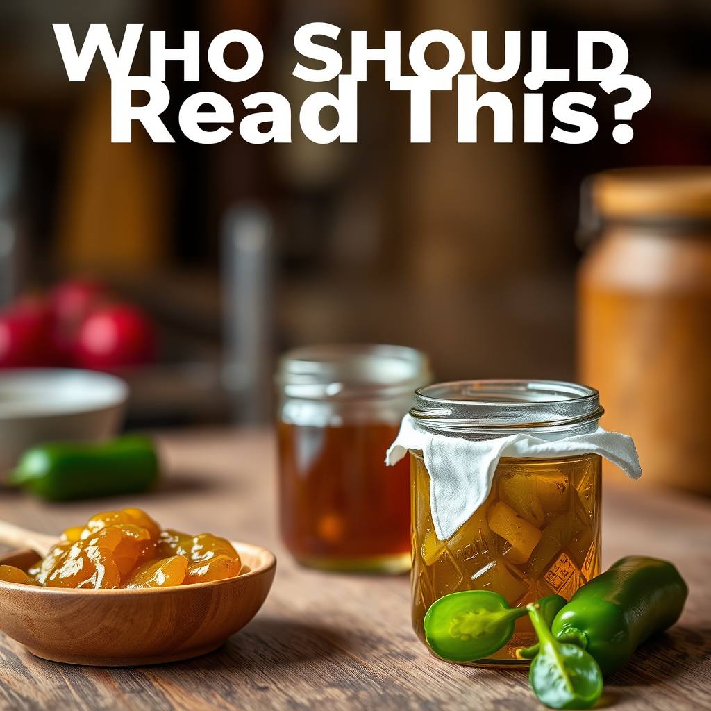 Who Should Read This - jalapeno pepper jelly recipe
