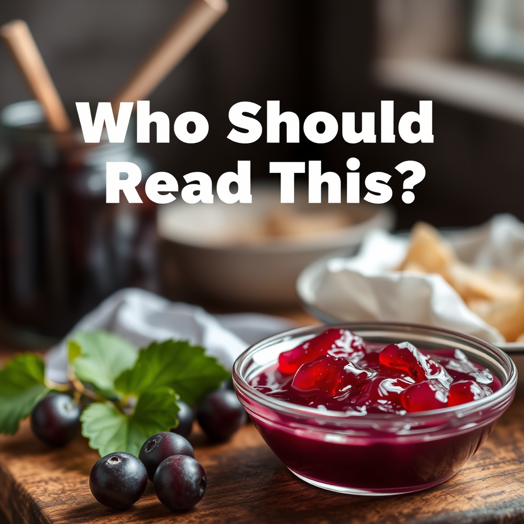 Who Should Read This - grape jam jelly recipes