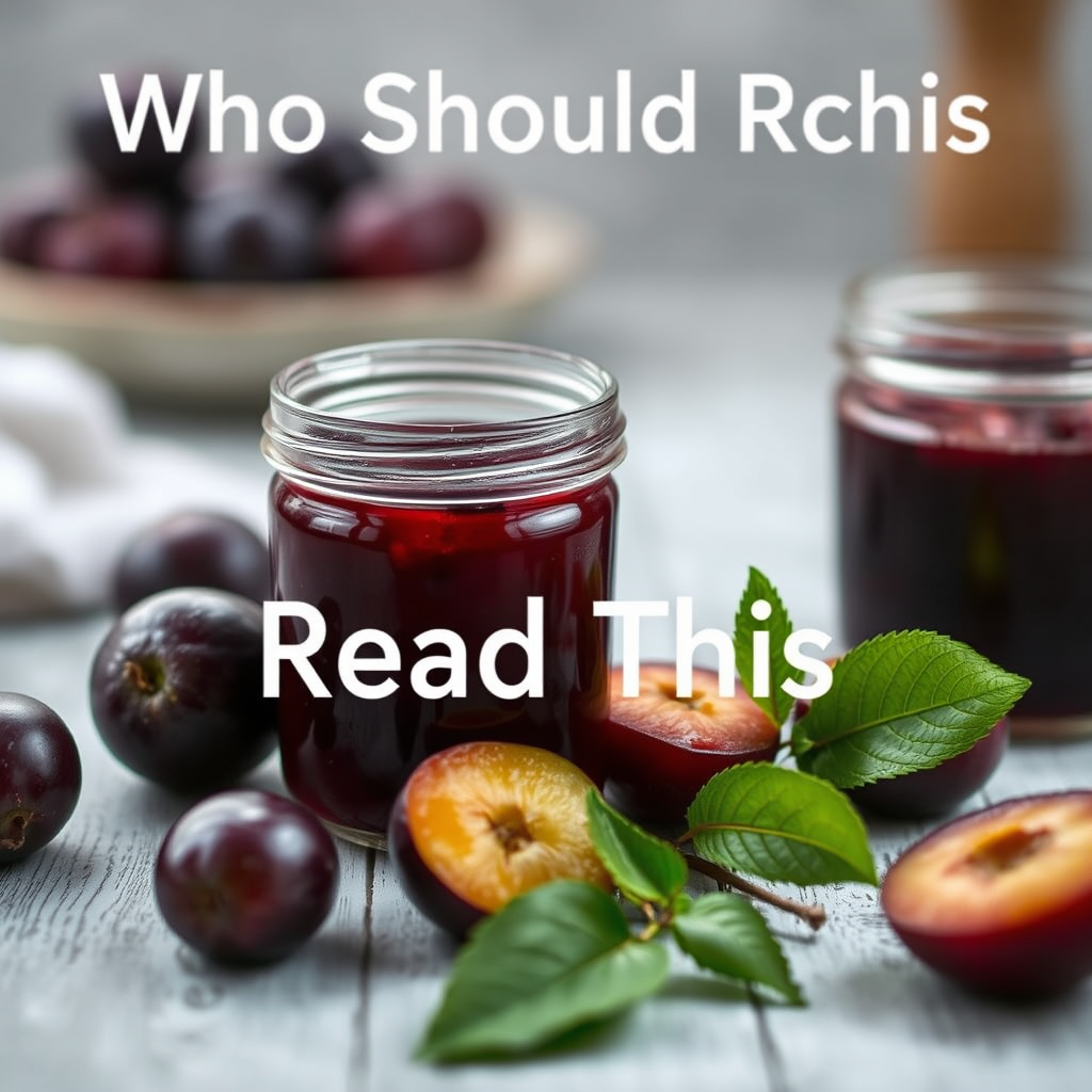 Who Should Read This - plum jelly jam recipe