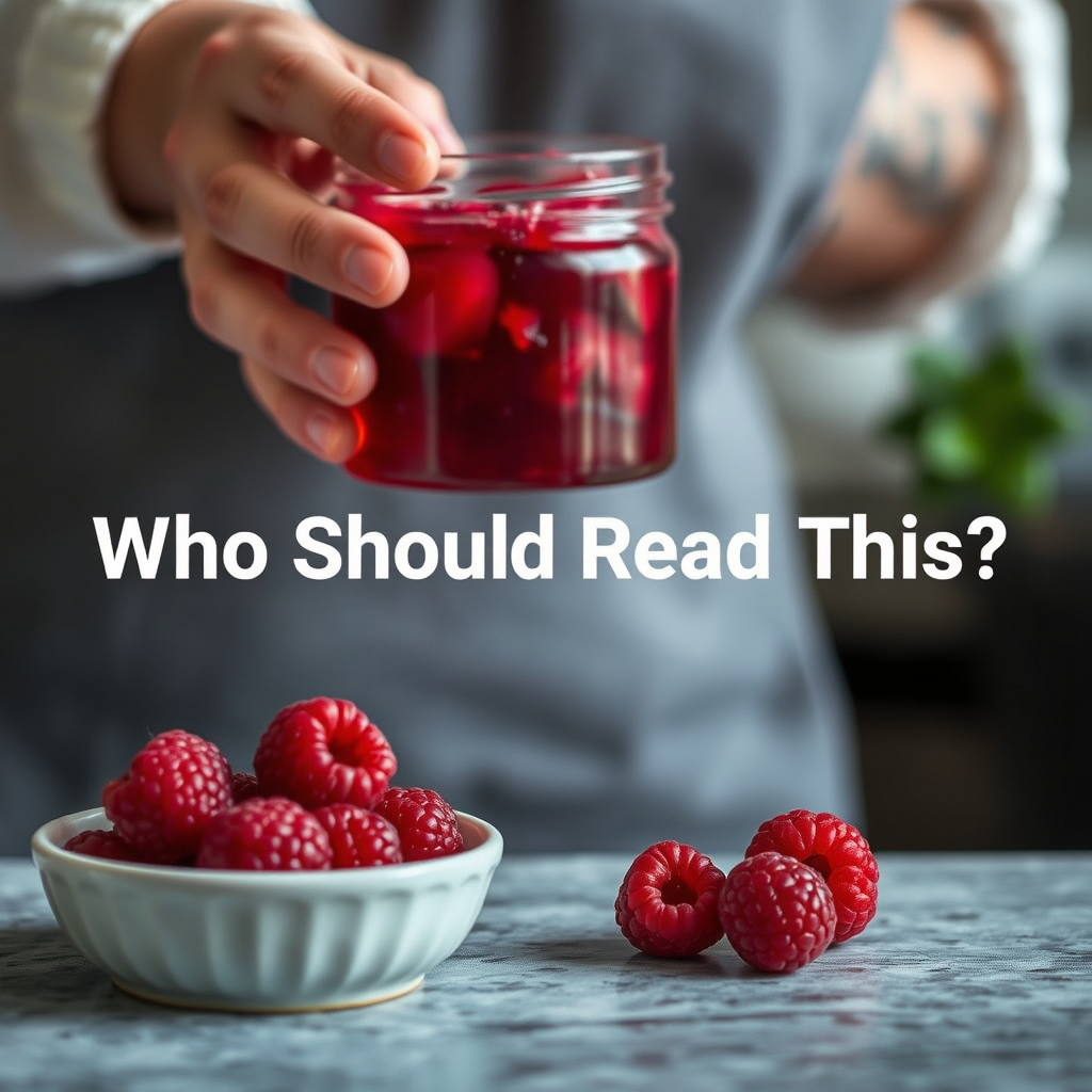Who Should Read This - raspberry jam recipe