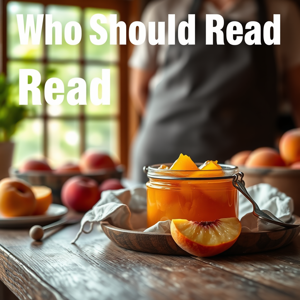 Who Should Read This - recipe peach jelly