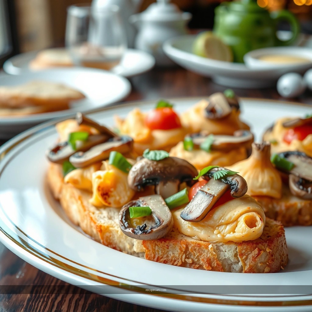 Add-Ins - mushroom bruschetta recipe