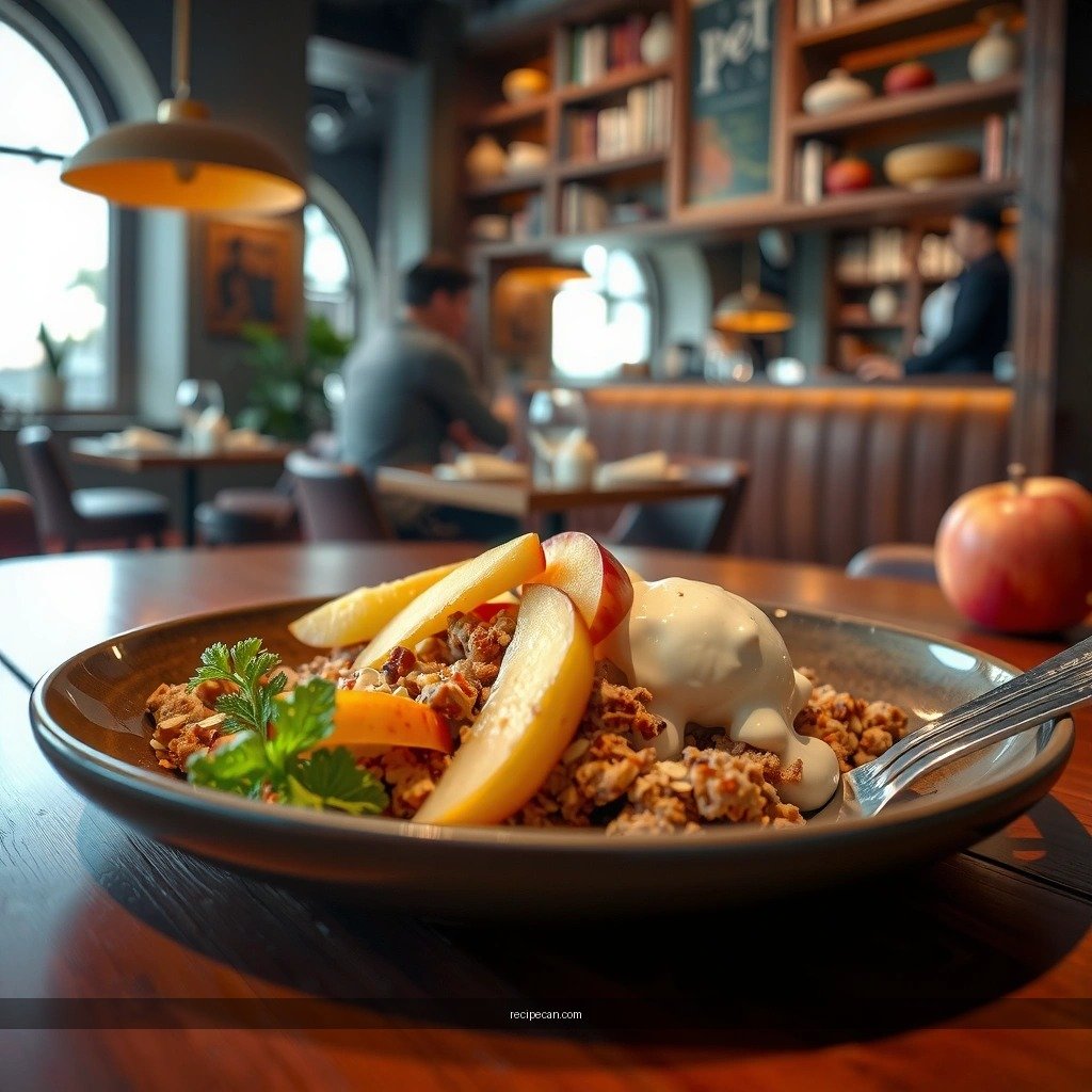 Apple and Oat Crumble - apple and oat crumble recipe