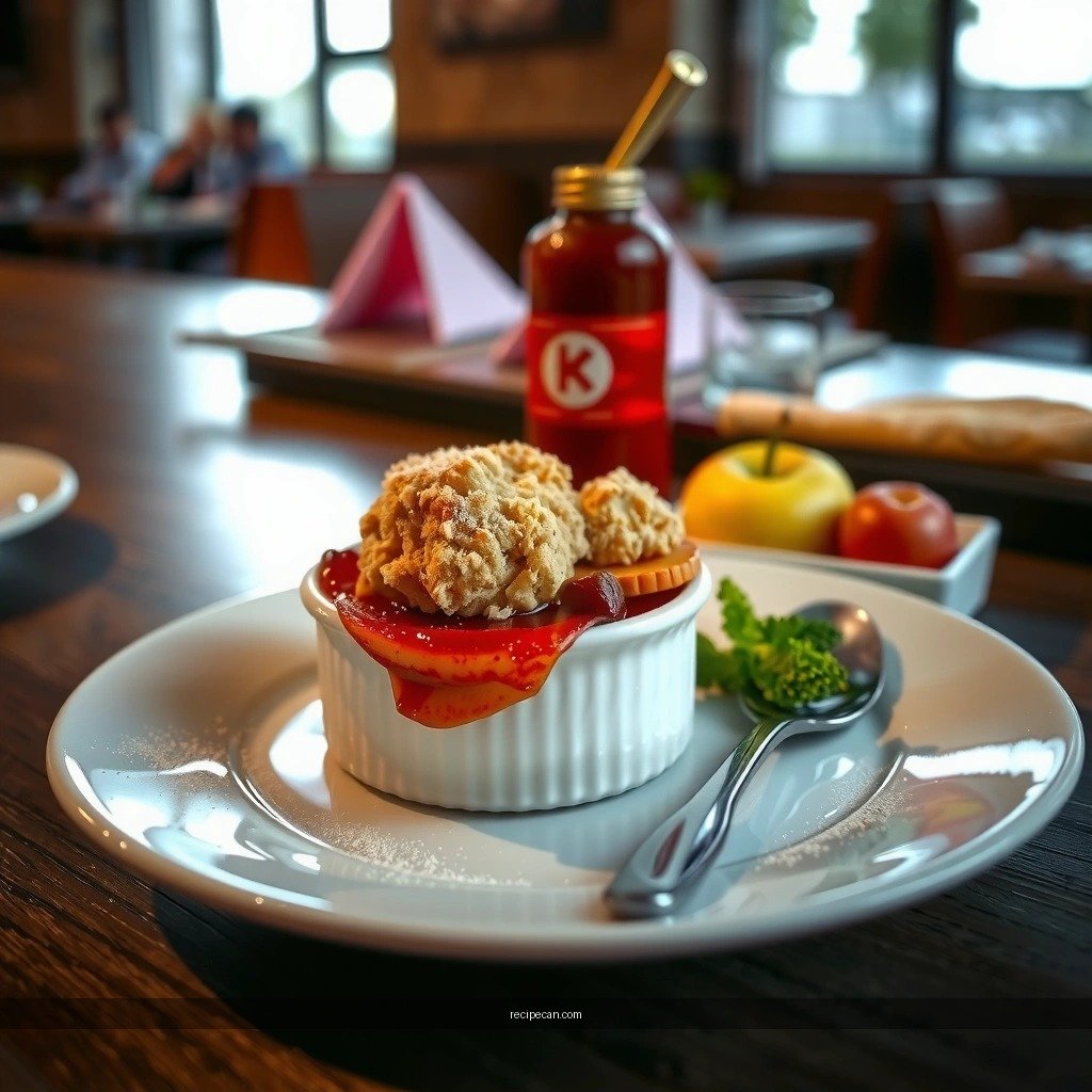 Apple Crumble - individual apple crumble recipe