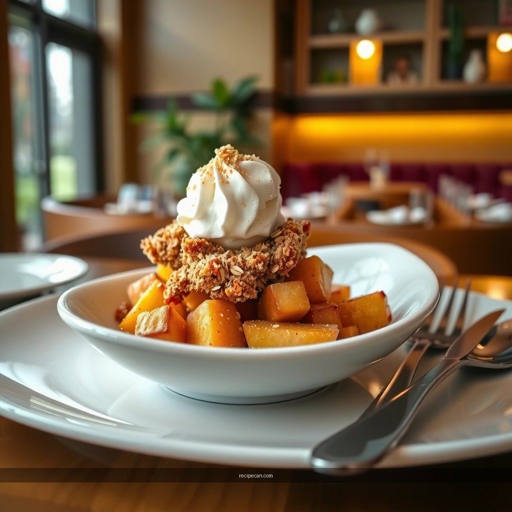 Apple Crumble - apple crumble recipe with oats