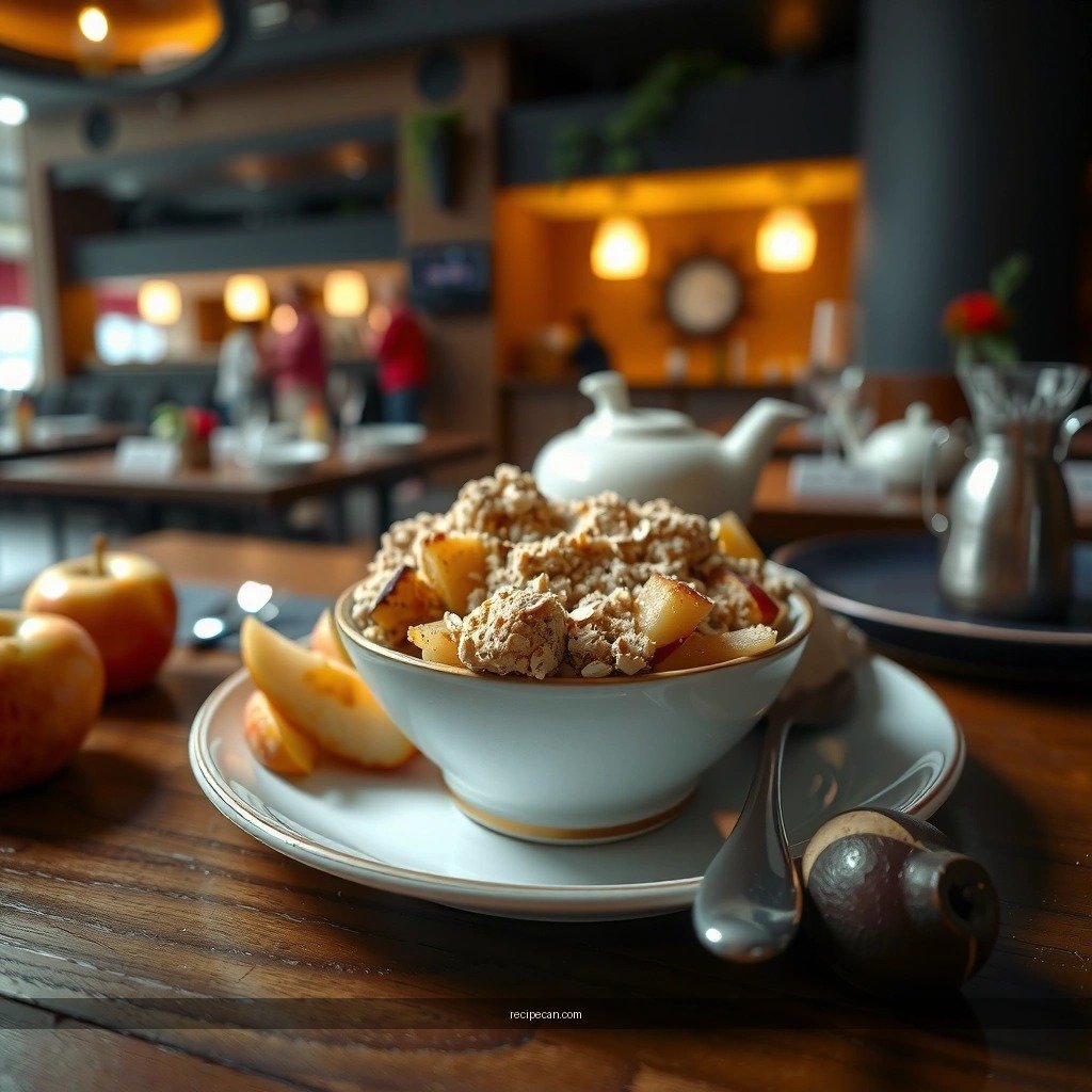 Apple Crumble - apple crumble recipe using oats
