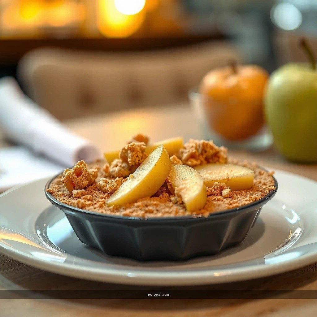 Apple Filling - apple pie crumble top recipe
