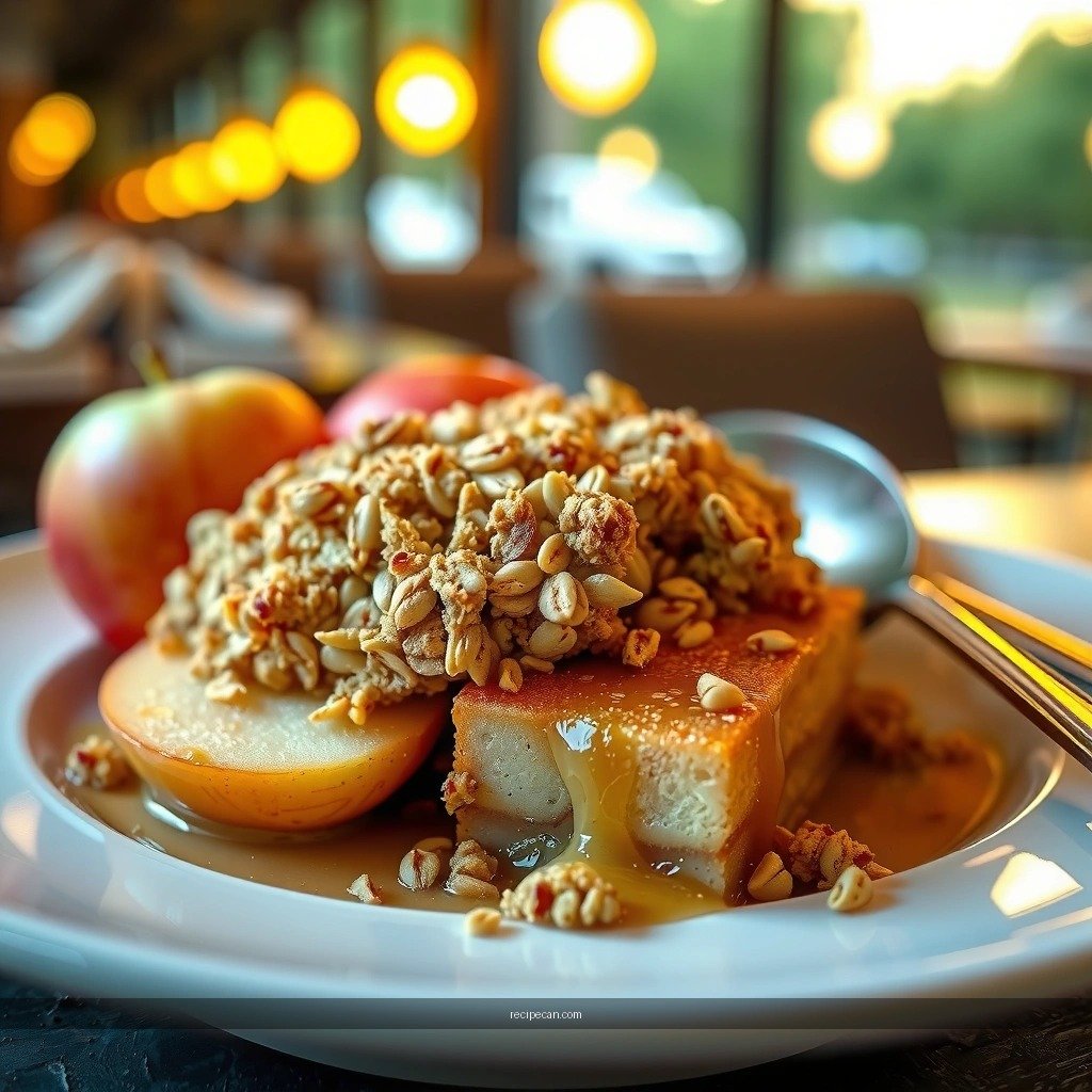 Apple Filling - apple crumble with oats recipe