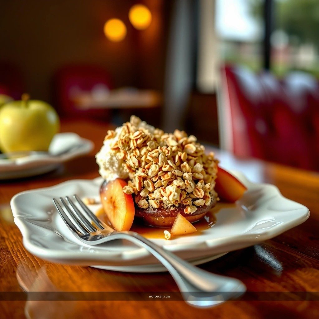 Apple Filling - apple crumble recipe oats