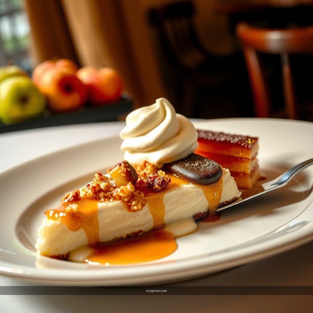 Apple Filling Layer - recipe apple crumble cheesecake